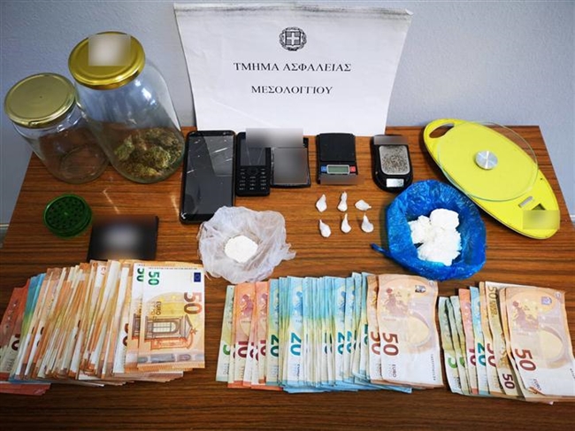 Στο Μεσολόγγι συνελήφθη άνδρας με 60 γραμμάρια κοκαΐνη